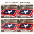 thumbnail image 7 of ODIKA 3'x5' Washable Accent Rug Pet Friendly, Non-Shedding Mat Patriotic Burst July Independence Border Halloween Plaid Stars for Bedside, Nursery Room, 7 of 7