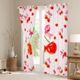 thumbnail image 3 of Homewish Red Cute Cherry Black Out Curtains,Pink Bow Tie Curtains Pack of 2 (42x63 Each),Cartoon Bowtie Bowknot Bedroom Curtains For Teens,Luxury Bedroom Decor, 3 of 6