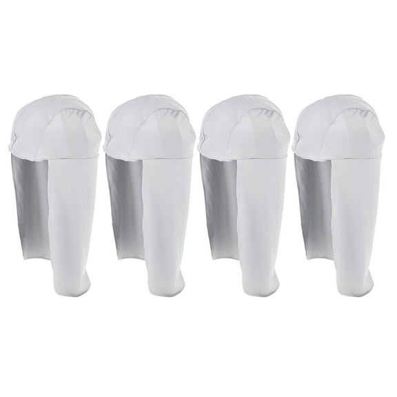 4 Pcs Caps Hard Hats Beach Activities Outdoor Secrional Shopkind Accessories for Men Gym Sunshade Long Tail