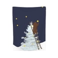 thumbnail image 1 of Super Soft Anti-Pilling Flannel Bed Blankets, Stars Tree Cozy Fluffy Warm All Seasons Throw Blanket for Sofa Bedding, 60"x50", 1 of 8