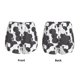 thumbnail image 3 of Balery Black And White Sheeps Pantalones cortos deportivos para mujer con forro y dos bolsillos, elásticos, para entrenamiento, gimnasio, yoga-Medium, 3 of 7