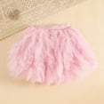 thumbnail image 3 of RUTAYY Children Girls Skirt Solid Color Tiered Ruffle Cute Short Party Tutu Skirt Casual Soft Comfortable Chic Holiday Dresses, 3 of 6