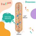 thumbnail image 3 of Rain Stick Instrument Stoie, palo de lluvia de madera para niños, 3 of 9