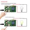 thumbnail image 4 of Amdohai 2PCS eWeLink DC5V 24V 32V Wifi Switch Wireless Relay Module Smart Home Automation Modules Phone APP Remote Control Timer Switch Home Voice Control for Access Control System Inching/Self-L, 4 of 7