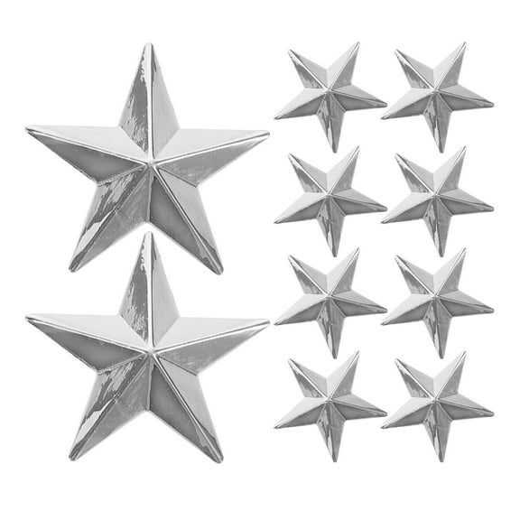 WORGEOUS 10pcs Snowboard Pad Studs Snowboard Grip Pads Anti-Slip Pad Studs To Provide Extra Grip For Winter Ski Snowboard Star Studs