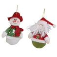 thumbnail image 3 of y Papá Noel Decoración de Navidad Adorno colgante de Navidad Colco Monigote de nieve, 3 of 8