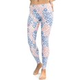 thumbnail image 6 of Pastel Leopard Print Leggings Size: M for Women | FIERCEPULSE, 6 of 7