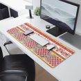 thumbnail image 2 of Long Mouse Pads for Desk,Pioneer Flower Floral Print Pattern Desk Mats on Top Of Desks, Desk Mouse Pad Extra Large with 3mm Non-Slip Base and Stitched Edge for Gaming,Office,Work,Home 31.5"x11.8", 2 of 6