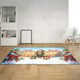 thumbnail image 2 of Merry Christmas Woofmas Xmas Noel Basset Hound Elf Candy Cane Snow Indoor Rug Bassets Dog Breed Lovers Gifts Idea Carpet Living Bed Room Sofa Home Decor - 13017, 2 of 5