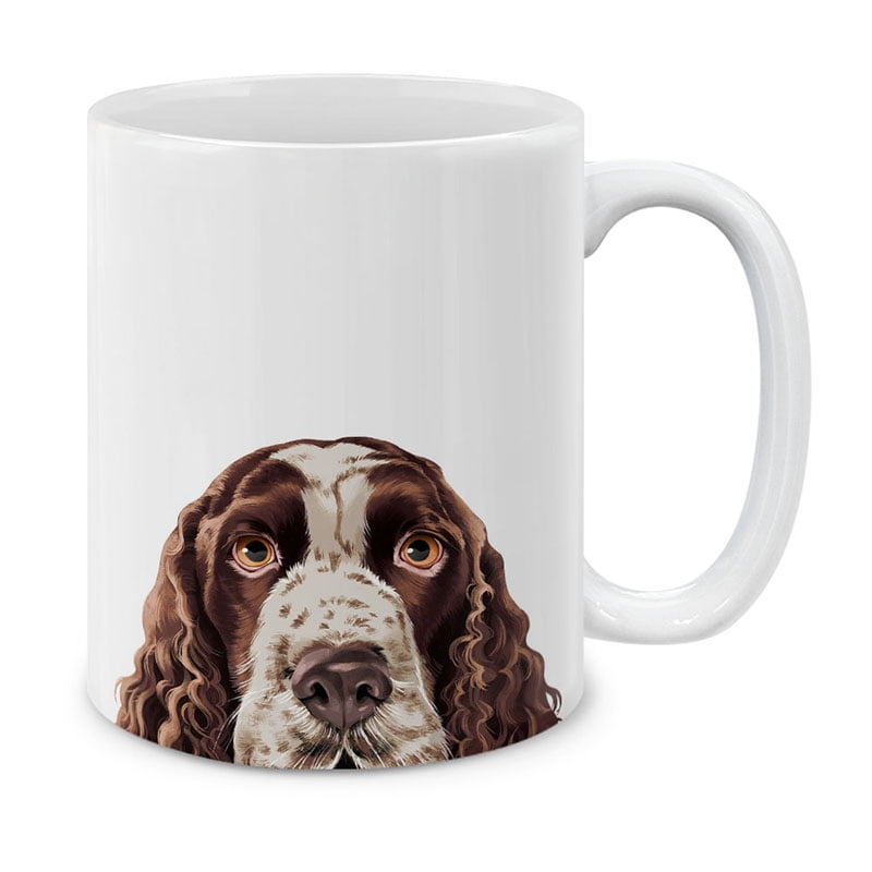 Xmas or Mothers Day Gift Ideal Gift for Spaniel Owner great for Birthday Spaniel Dog Gift Mug 'What you get from a Spaniel' Mug