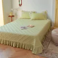 thumbnail image 1 of AI WINSURE-colcha Retro francesa, tamaño Queen, de hilo de algodón, con 2 fundas de almohada, Sábana acolchada, 3 piezas, 1 of 5