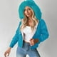 thumbnail image 1 of Chaquetas y abrigos casuales con capucha de manga larga para mujer, abrigos casuales cálidos de manga larga, sudaderas con capucha, chaquetas, abrigos con bolsillos, abrigos para mujer, 1 of 9
