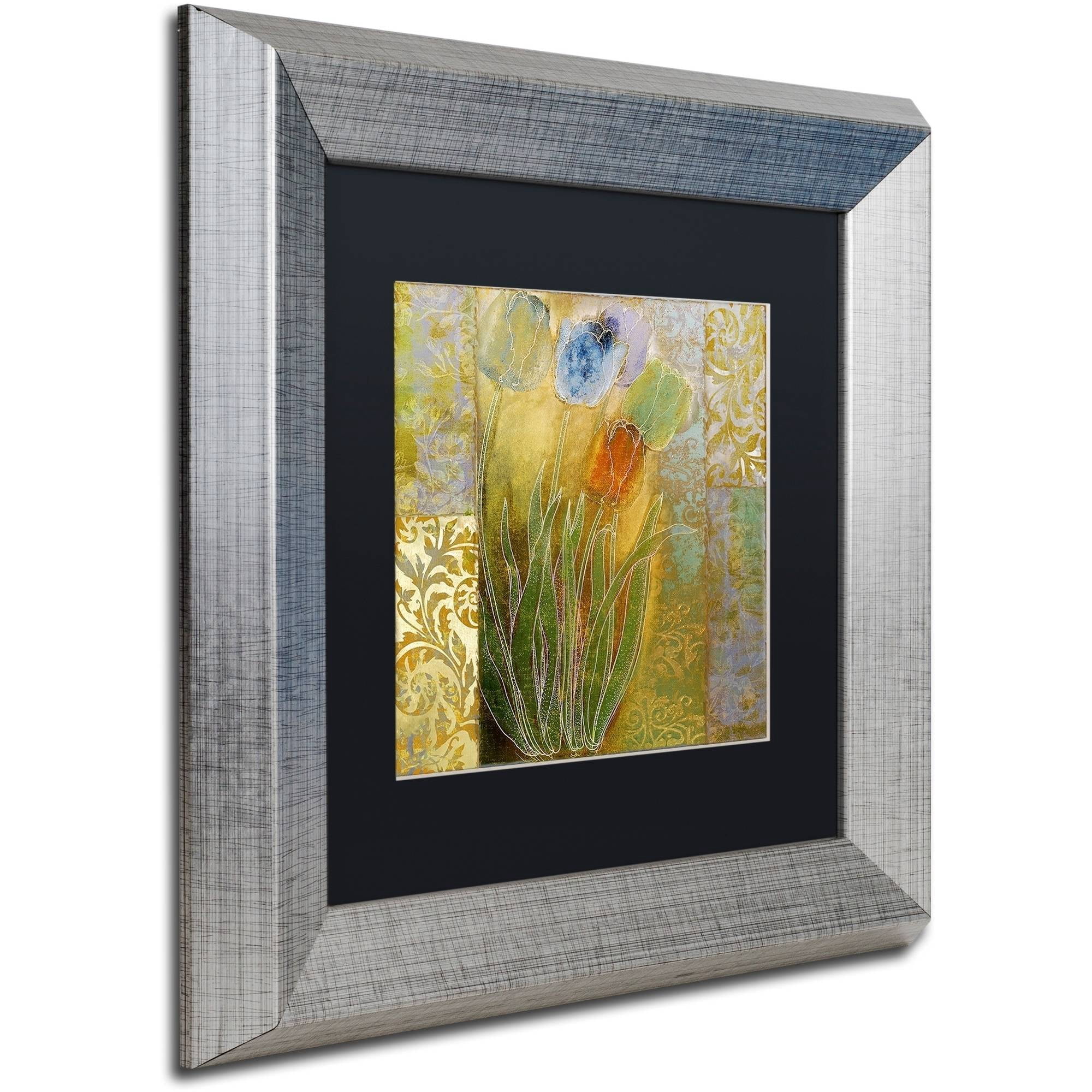 Trademark Fine Art "Emily I" Canvas Art by Color Bakery Black Matte, Silver Frame