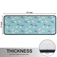 thumbnail image 5 of Kitchen Rugs Sets Of 2,Blue Cartoon Unicorn and Narwhal Rainbow Cloud Anti Fatigue Kitchen Mat Rugs Non Slip Washable,Decorative Kitchen Floor Mats for Kitchen,Sink,Laundry,17"x47"+17"x47", 5 of 5