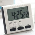 thumbnail image 3 of Tiempo digital Magnético LCD grande Temporizador de cocina digital Alarma Cuenta hacia arriba y hacia abajo Reloj 24 horas Scienceny JJ6684-04B, 3 of 3