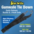 thumbnail image 3 of STAR BRITE 2 Gunwale Tie Down With Quick Release Buckle & J Hook Ends, 3 of 3