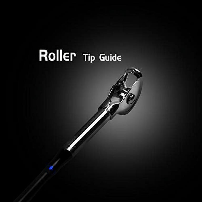 Fiblink Saltwater Offshore Heavy Trolling Fishing Rod Big Game Spinning  Conventional Boat Fishing Roller Rod Pole With All Roller Guides (Heavy  Power, 5Feet 1Inch, 5080Pound Test) 