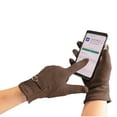 thumbnail image 2 of Women Warm Touchscreen Gloves Fleece Lined Windproof Winter Gloves (Brown), 2 of 5