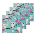 thumbnail image 2 of BZSMCE Towel Cotton Face Towel Soft Hand Towels Fashion Charming Owl Trio Pattern, 2 of 9