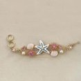 thumbnail image 6 of Starfishes Fashion Jewelry Sea Theme Pearls Jewelry Shell Pendant Necklace Alloy Texture for Women, 6 of 8