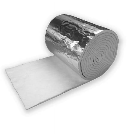 Lynn C-U-L-25-24 25 ft. Foil Faced Superwool Plus Insulation Blanket - 0.5 x 48 in.