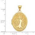 thumbnail image 5 of Lockets 14k Tree 21x16mm Oval Locket, 5 of 5