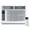 White No Wifi, variant on 6000 BTU Window Air Conditioner, Cools up to 375 Sq.Ft, Quiet 52 dB Operation, Remote Control, ECO & Sleep Mode, 24H Timer, Easy Install