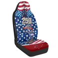 thumbnail image 2 of POLERO 4th of July Automotive Seat Cushion Covers, 2 Piece Polyester Universal Set for Sedan Auto Interior Accessories, 2 of 12