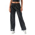thumbnail image 1 of Pantalon Droit Taille Haute Dégradé Design de Rue Décontractée pour Femmes Noir TTG, 1 of 3