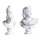 thumbnail image 1 of 2 de mitología griega estatua de busto de yeso decoración para hogar, escultura famosa de yeso colección de adornos de escritorio, 1 of 9