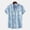 Sky Blue, variant on ALLLIST Collared Mens Shirts Short Sleeve Hawaiian Button Down Shirts Blue Casual Clothes for Men