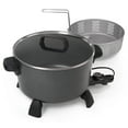 thumbnail image 1 of Presto 10-Quart Kitchen Kettle XL Multi-Cooker, Steamer & Deep Fryer, Black, 1 of 11