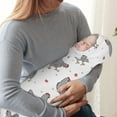 thumbnail image 4 of Picia Funny Chicken Pattern Baby Soft Dot Blanket with Silky Satin Backing Baby Gifts for Boys and Girls (30" x 40"), 4 of 9