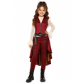 thumbnail image 4 of Halloween Pirate Costume - 4-Piece G"irl"s Princess Anime Cosplay Costume Outfits for Fancy-Dress Up Party Night, Size:140, 4 of 9