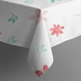 thumbnail image 2 of Floral Square Tablecloth 60x60in(152x152cm) – Waterproof Polyester Printed Table Cover, Wrinkle Resistant & Washable for Kitchen Dining Picnic Party Decor, Thanksgiving,Christmas, Spring,Flower, 2 of 6