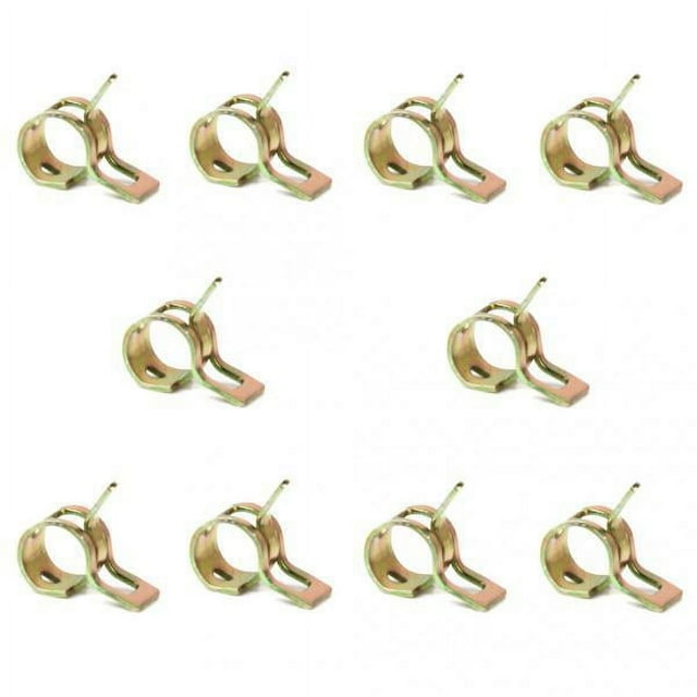 Abrazadera De Tubo De De Vacío De Silicona / De Resorte De 50 Piezas Abrazadera De Clip De Aire De Baja Presión - 6 Mm
