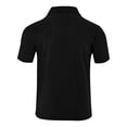thumbnail image 6 of Havenx Mens 2 Piece Casual Beach Outfits Button Down Short Sleeve Drawstring Shirts Shorts Lapel Collar Textured Outfits Loose Summer Holiday Vacation Walking Outfits Tracksuit,Black 2XL, 6 of 6