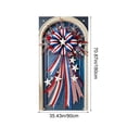 thumbnail image 3 of SHENGXINY 4th of July Hanging Decorations Patriotic Door Curtain for Outdoor Yard Garden Door Wall Decor, 3 of 6