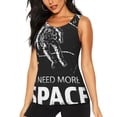 thumbnail image 2 of Haiem I Need More Space Workout Tank Tops for Women, Athletic Sports Slim-Fit Tank Tops, Compression Sleeveless Dry Fit Shirts,Athletic Shirt-, 2 of 9