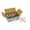 Ivory, variant on Stonebriar Votive Candles — 12 Hour Burn Time, Unscented Long-Lasting Wax Filled Candles in Clear Glass for Home Décor & Special Occasions, Pack of 48, White