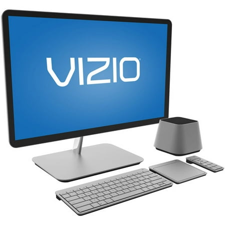 VIZIO Silver 24" CA24-A0 All-in-One Desktop PC with Intel Core i3-3110M Processor with 24" HD Monitor and Windows 7 Home Premium with Windows 8 Pro Upgrade Option