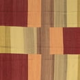 thumbnail image 1 of Ahgly Company Indoor Square Abstract Brown Contemporary Area Rugs, 5' Square, 1 of 4
