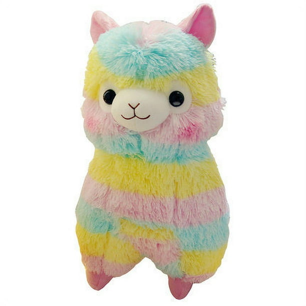 Peluches y muñecos de peluche Llama Arco iris Muñeca de alpaca Cordero Juguetes de peluche Niños Almohada de felpa Cojín Fiesta Juguete Graduación Día de San Valentín Cumpleaños Navidad Navidad El mejor regalo JM
