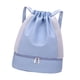 thumbnail image 5 of Mochila con cordón y correa de hombro ajustable, mochila deportiva, almacenamiento de baloncesto Azul, 5 of 9