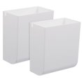 thumbnail image 5 of FONDOTIN Craft Storage Box Wall Mounted 2Pcs PP Material Simple Design Modern Space Saving 3.9X3.5X1.9in, 5 of 8