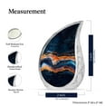 thumbnail image 2 of SUBSH Abstract Cremation Urns For Adults - Small Urns For Ashes - Funeral Urns For Adult Ashes Men -Pack Of 1- Small Urns For Human Ashes Keepsake - Cremation Urns For Burial, 2 of 2
