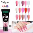 thumbnail image 2 of Mobray-Gel de uñas para extensión de manicura francesa, barniz híbrido de construcción rápida, polivinílico UV, Blanco claro, 15ml, 2 of 4