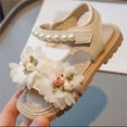 thumbnail image 7 of Celivon Kids Toddler Girl Shoes Breathable Shoes Girl Flower Decorative Sandals Soft Soled Sandals Shoes 2.5 To 12 Years 3.5-4 Years, 7 of 7