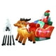 thumbnail image 4 of Papá Noel inflable gigante para exteriores, ideal para jardín, vacaciones y patio. 18 m, 4 of 9