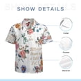 thumbnail image 7 of High Quality Hawaiian Shirts for Men Short Sleeve Aloha Beach Shirt Floral Summer Casual Button Down Shirts Blouses X3FMK7, 7 of 7